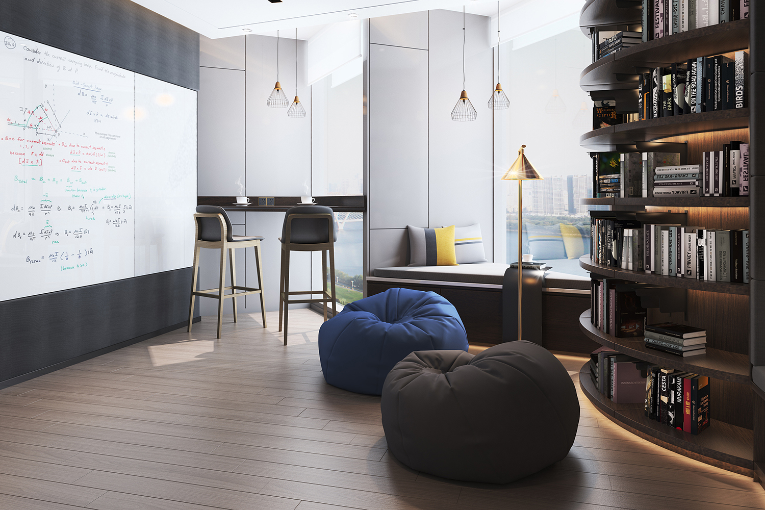 信息科技公司辦公室裝修設(shè)計圖片